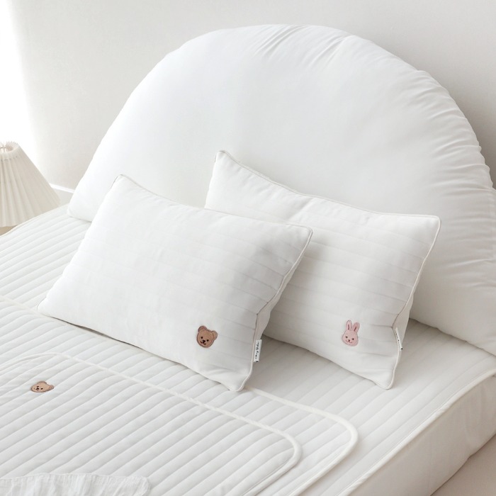 [Chebebe] Duraron Cold Cooling Baby Pillow Cotton Set