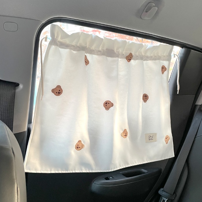 [Shebebe] Baby sunshade for embroidered blackout vehicles (design selection)