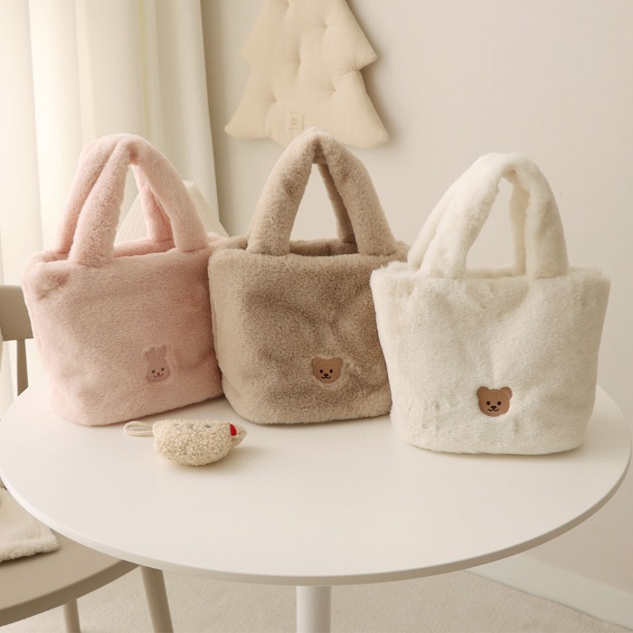 [Shebebe] Embroidered mink bag (design selection)
