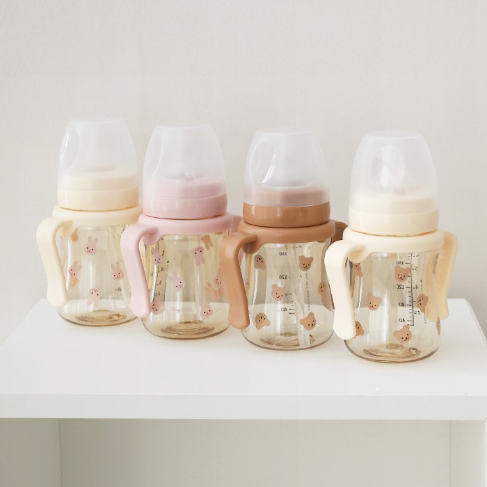 [Shebebe] PPSU Baby Straw Cup Baby Water Bottle 200 ml (design selection)
