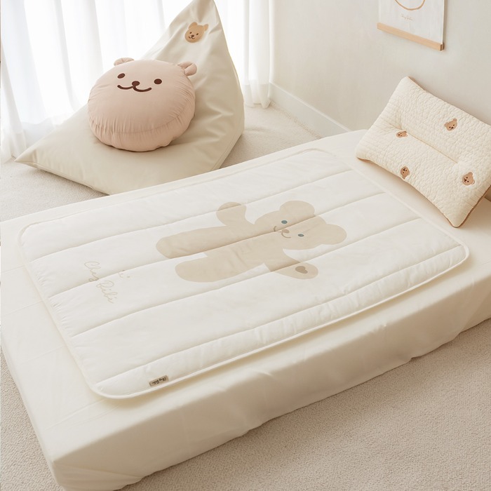 [Shebebe] Pure cotton baby waterproof pad Newborn baby waterproof yoga 70x100 (design selection)